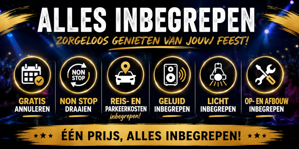 DJ Huren Friesland - alles ingebegrepen.